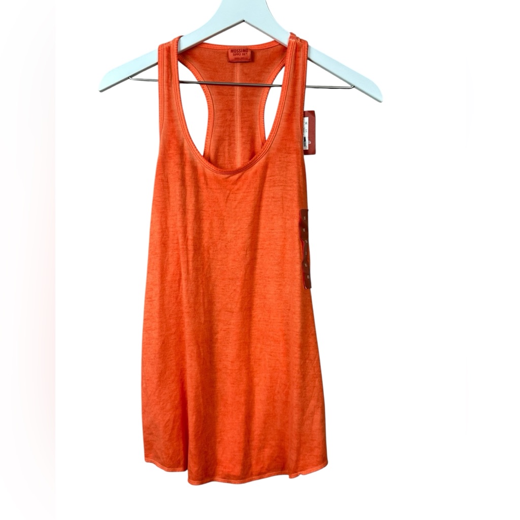 New Mossimo Supply Co Orange Zing Tank Top Women Sz Xs